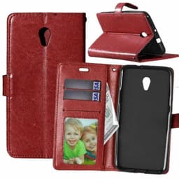 Lommebokdeksel 3-kort ZTE Blade V7  - brun