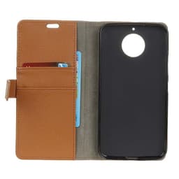 Lompakkokotelo 2-kortti Motorola Moto E4 Plus (XT1770)  - ruskea