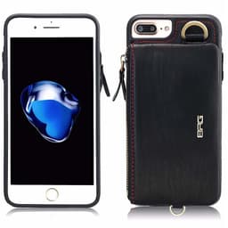 BRG lompakkokotelo 2i1 Apple iPhone 7 Plus / 8 Plus  - musta