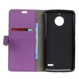 Lompakkokotelo 2-kortti Motorola Moto E4 (XT1760)  - violetti