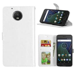 Lompakkokotelo 3-kortti Motorola Moto G5 Plus (XT1683)  - valkoinen