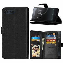 Lompakkotelo Flexi 9-kortti Sony Xperia XZ Premium (G8141)  - musta