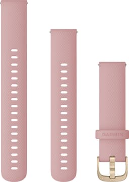 Garmin Quick Release klokkereim 18 mm (dust rose/light gold)