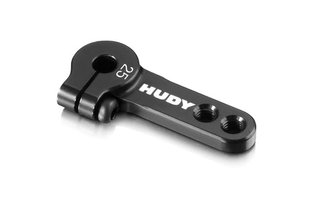HUDY Alu Clamp Servo Horn - Futaba - 2-Hole - 25T