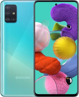 Samsung Galaxy A51 smartphone (blå)
