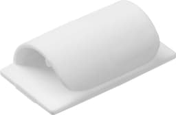 D-line kabelklemmer - 6 stk. (hvid)