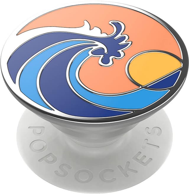 Popsockets Premium grep til mobile enheter (enamel wave coral)