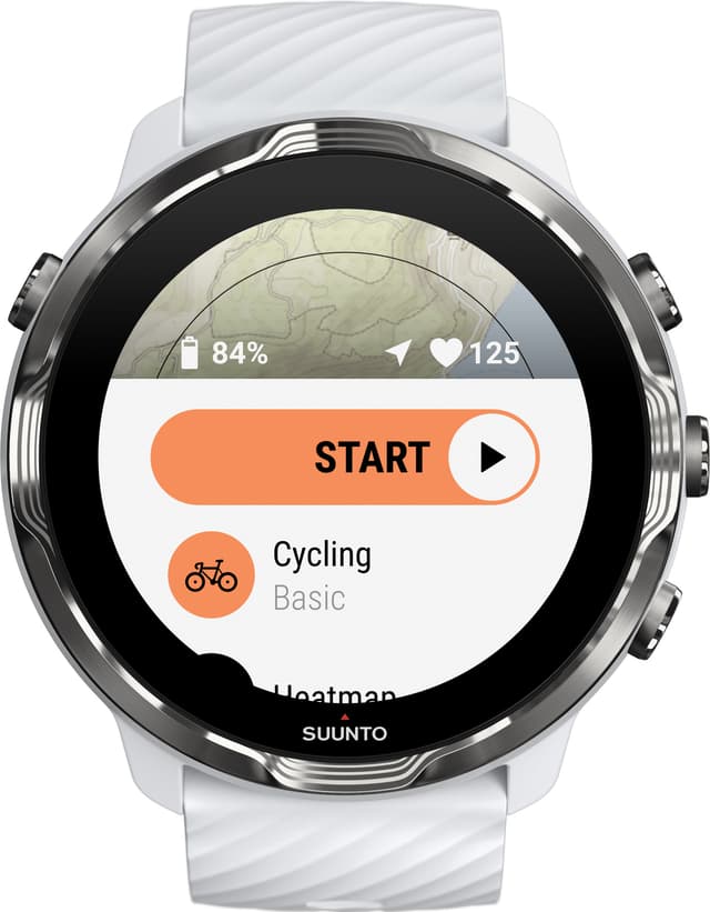 【美品！新品未使用！】SUUNTO7 WHITE BURGUNDY Suunto 7 multisportsklokke med GPS (white burgundy) - Elkjøp
