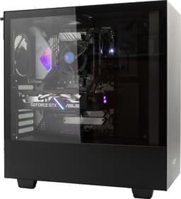 Edge Genesis stationær gaming computer 1660 Super/Intel (sort)