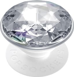 Popsockets Premium greb til mobile enheder (Disco Crystal Silver)