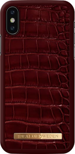 iDeal motedeksel til Apple iPhone X/XS (claret croco)