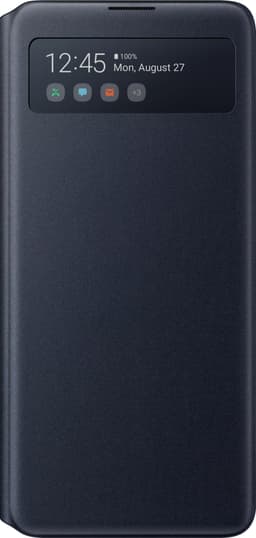Samsung S View cover med pung til Galaxy Note10 Lite (sort)