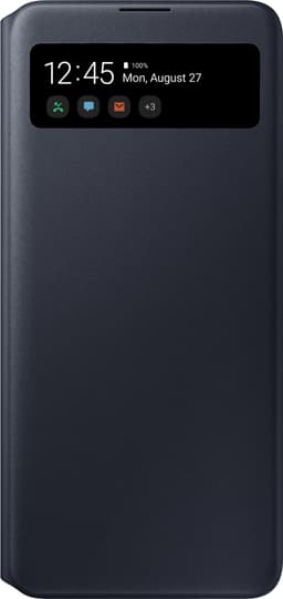 Samsung S View lommebokdeksel til Galaxy A71 (sort)
