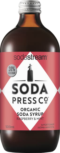 Sodastream Soda Press Hindbær og mint