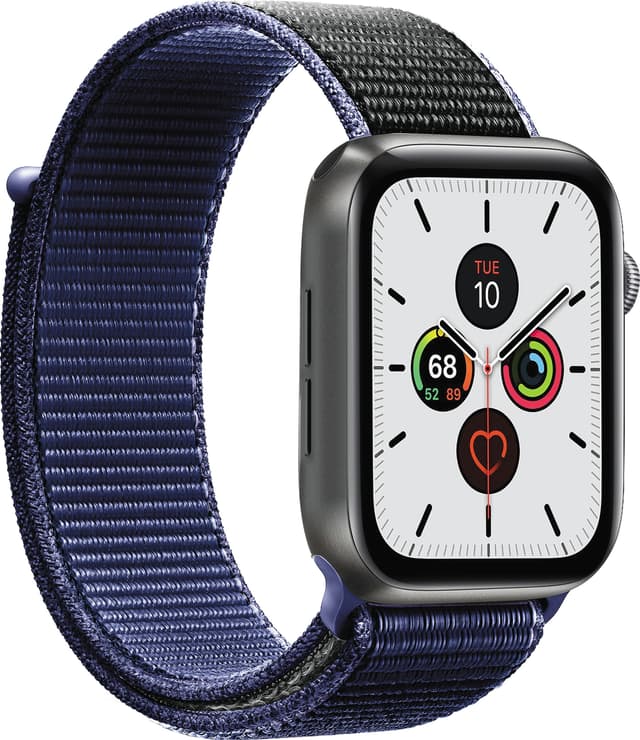 Puro nylonarmband för Apple Watch 42-45mm (rymdblå)