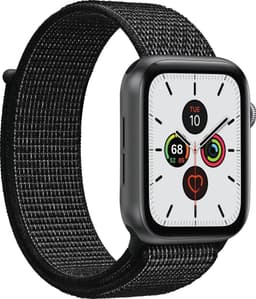 Puro nylonreim til Apple Watch 42/44/45 mm (sort)