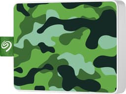 Seagate One Touch bærbar SSD, 500 GB (green camouflage)