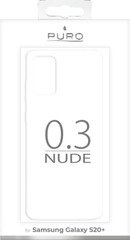 Puro 0.3 Nude Samsung Galaxy S20 Plus deksel (gjennomsiktig)