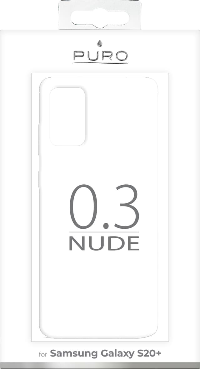 Puro 0.3 Nude Samsung Galaxy S20 Plus deksel (gjennomsiktig)