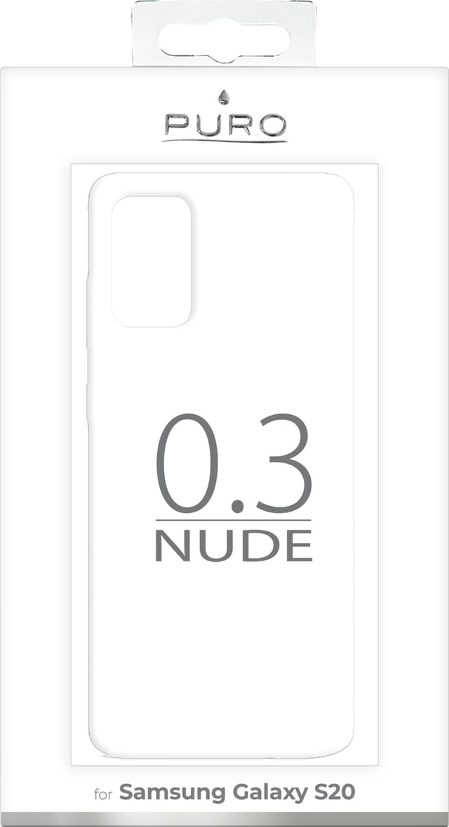 Puro 0.3 Nude Samsung Galaxy S20 cover (gennemsigtigt)