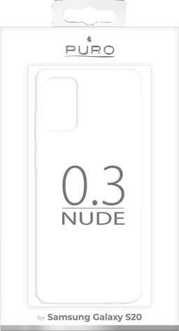 Puro 0.3 Nude Samsung Galaxy S20 fodral (transparent)