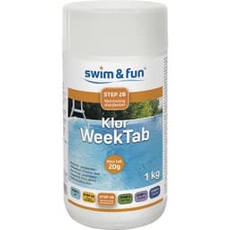 Klor weektab veckoklor tabletter 20g 1 kg