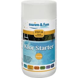 Klor starter snabbklor granulat 1 kg swim & fun