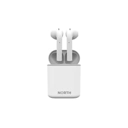 NORTH True Wireless Hörlur TOUCH ONE Vit TWS