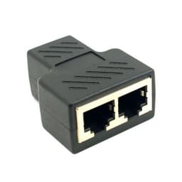 LAN Adapter CAT6 RJ45 hona - 2x hona
