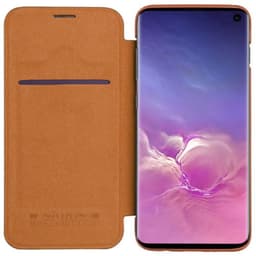 Nillkin Qin FlipCover Samsung Galaxy S10E (SM-G970F)  - ruskea