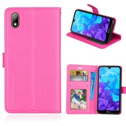 Lommebokdeksel 3-kort Huawei Y5 2019 (AMN-LX1)  - Rosa