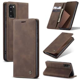 CaseMe Smart FlipCase Samsung Galaxy S20 (SM-G981F)  - kaffe