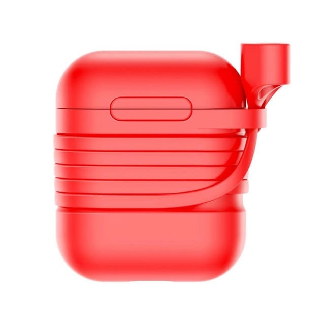 Baseus Fodral med Strap till AirPods Röd