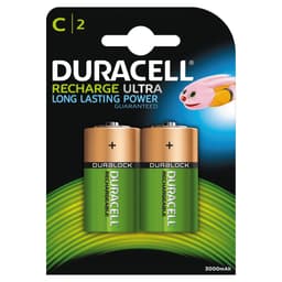 Duracell Recharge Ulta C 3000aAh paristo (2 kpl)