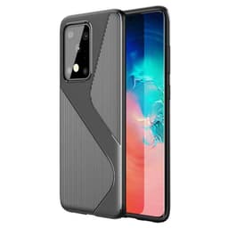 S-Case silikondeksel Samsung Galaxy S20 Ultra (SM-G988F)  - Svart