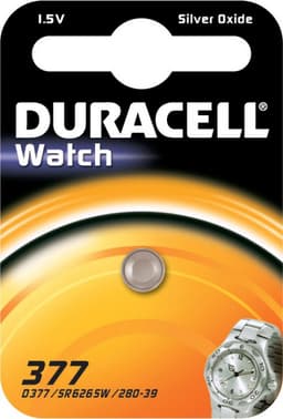 Duracell klokkebatteri 377