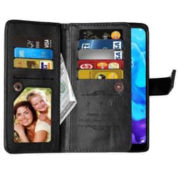Dobbelt Flip Flexi 9-kort Huawei Y5 2019 (AMN-LX1)  - sort