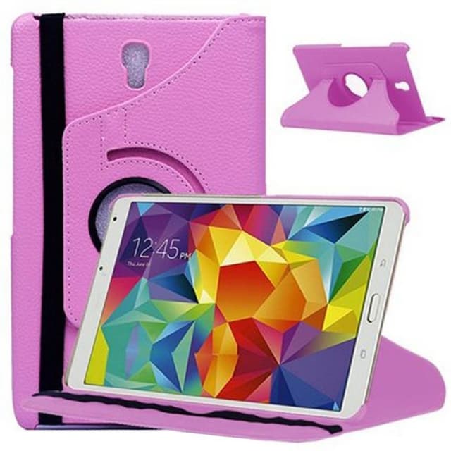 360 roterbart fodral Samsung Galaxy Tab S 8.4"" Ljusrosa
