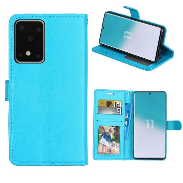 Mobil lommebok 3-kort Samsung Galaxy S20 Ultra (SM-G988F)  - Lyse blå