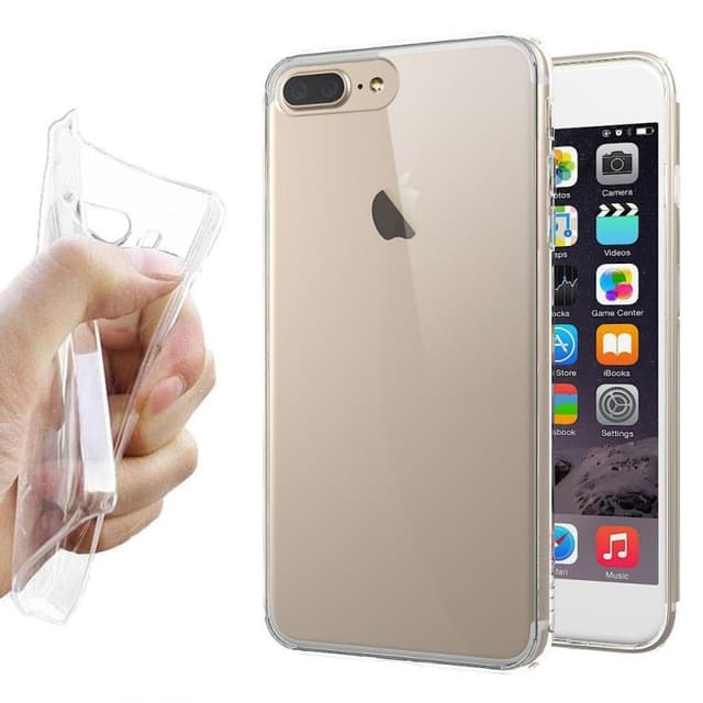 Silikon skal Transparent Apple iPhone 7 Plus / 8 Plus