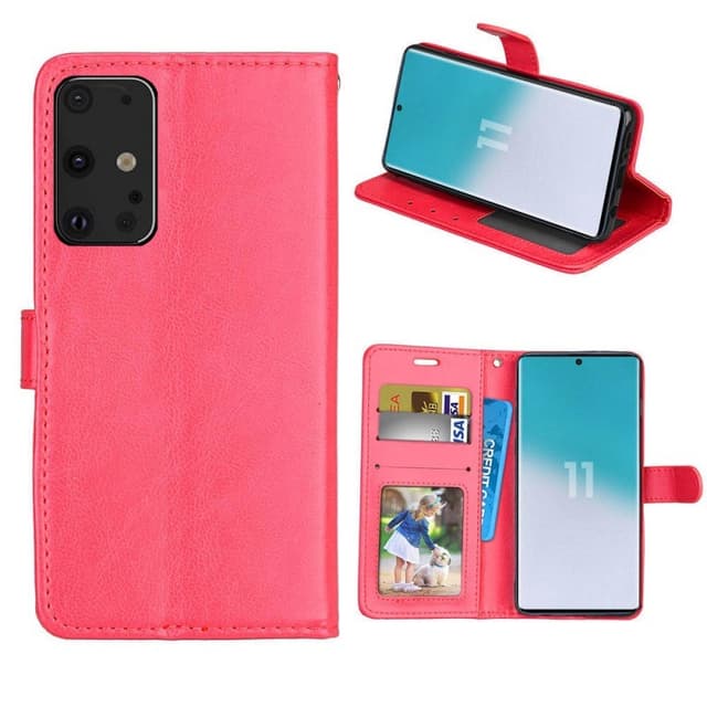 Wallet 3-kort til Samsung Galaxy S20 Plus (SM-G986F)  - rød