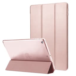 Ipad 9.7 2017 Smart cover case i hård plastik, lyserød/guld