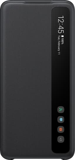 Samsung Galaxy S20 Clear View deksel (sort)