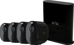 Arlo Pro 3 langaton 2K QHD turvakamera, 4 kpl (musta)