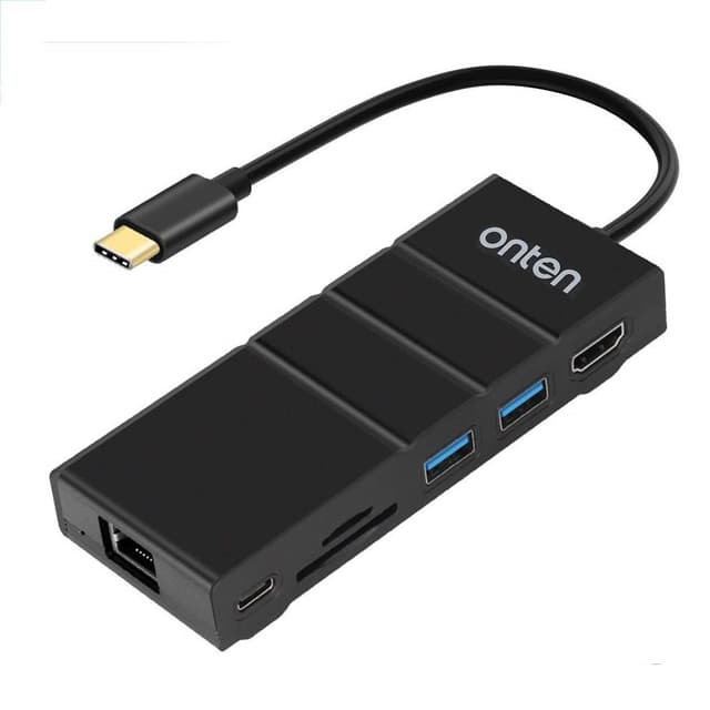 'USB-C Multiport -sovitin 4K HDMI, 2 USB, USB-C, Gigabit Ethernet ...