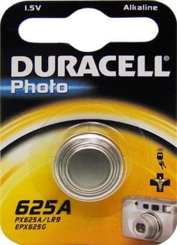 Duracell 625A Batteri till kamera Knappcell