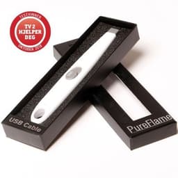 Elektrisk tändare usb vit