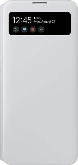 Samsung S View lommebokdeksel til Galaxy A71 (hvit)