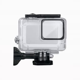 Vedenpitävä kotelo GoPro Hero7 hopealle / Hero7 valkoiselle lisävarustepaketilla