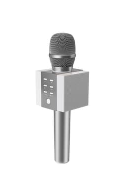 INF Karaoke mikrofon med Bluetooth højttaler 5W sølv